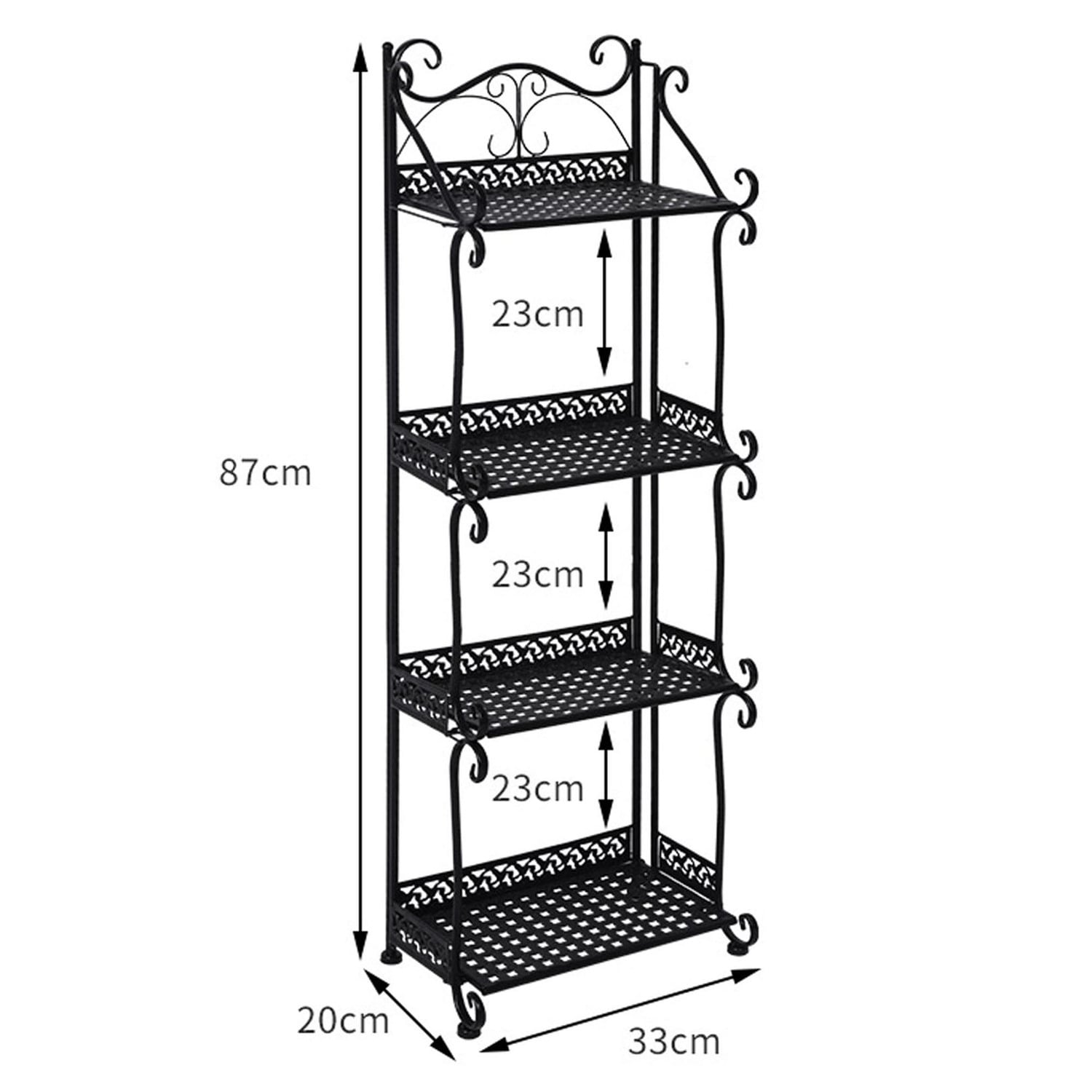 Bennett 4 Tier Steel Plant Stand