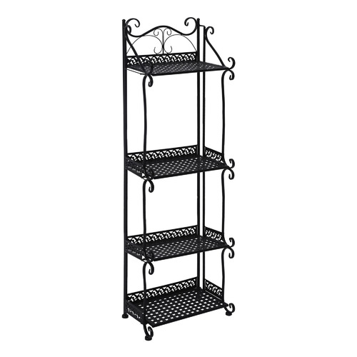 Oakleigh Home Bennett 4 Tier Steel Plant Stand | Temple & Webster