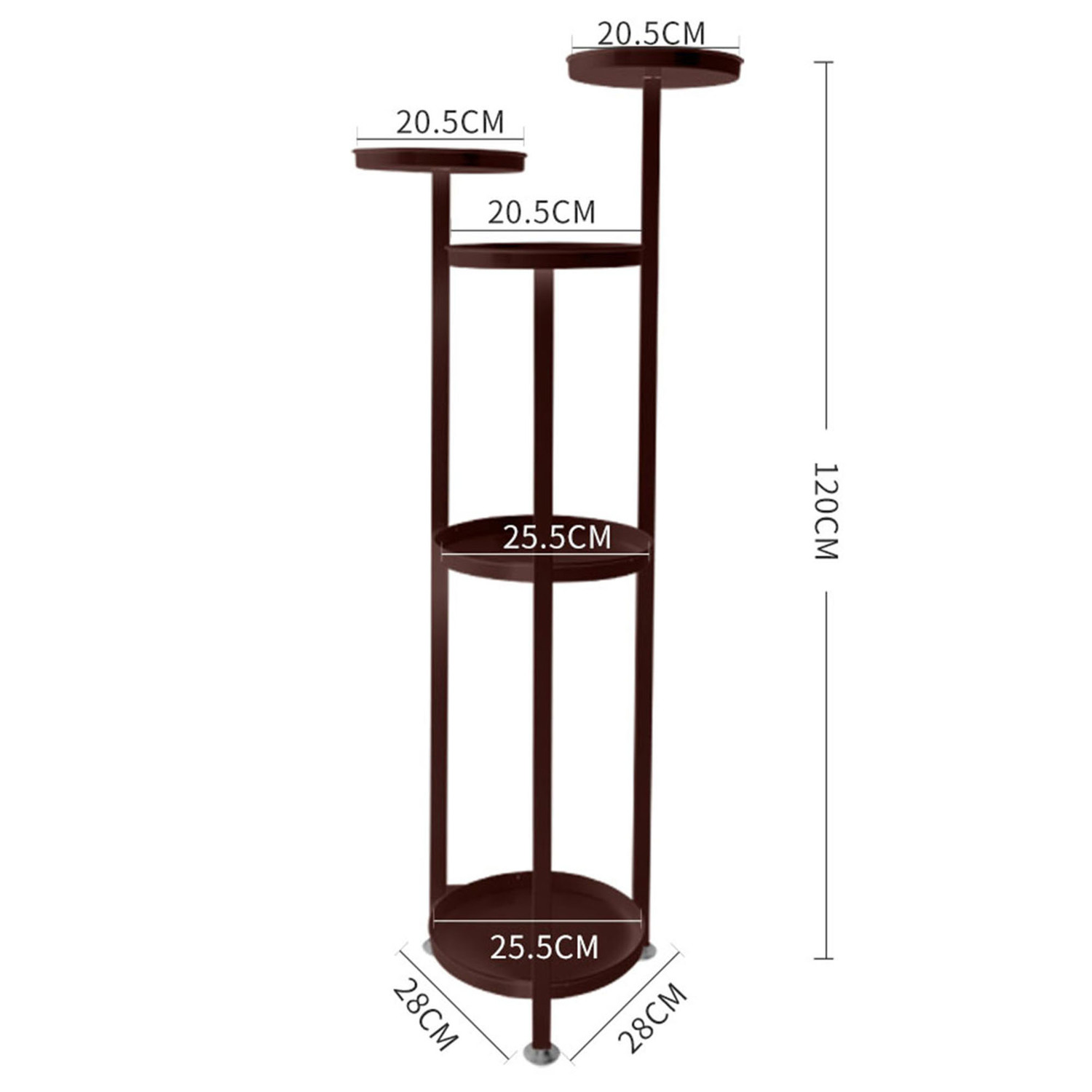 Tall Bennett Steel Plant Stand
