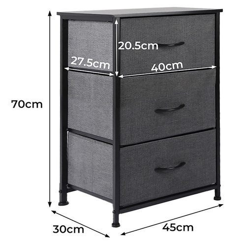 Bennett 3 Drawer Chest