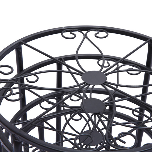 4 Piece Metal Pot Plant Stand Set