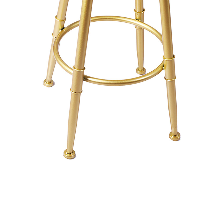 Miel Velvet Adjustable Barstool