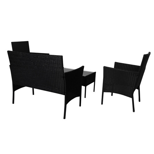 4 Seater Walter PE Wicker Outdoor Lounge Set