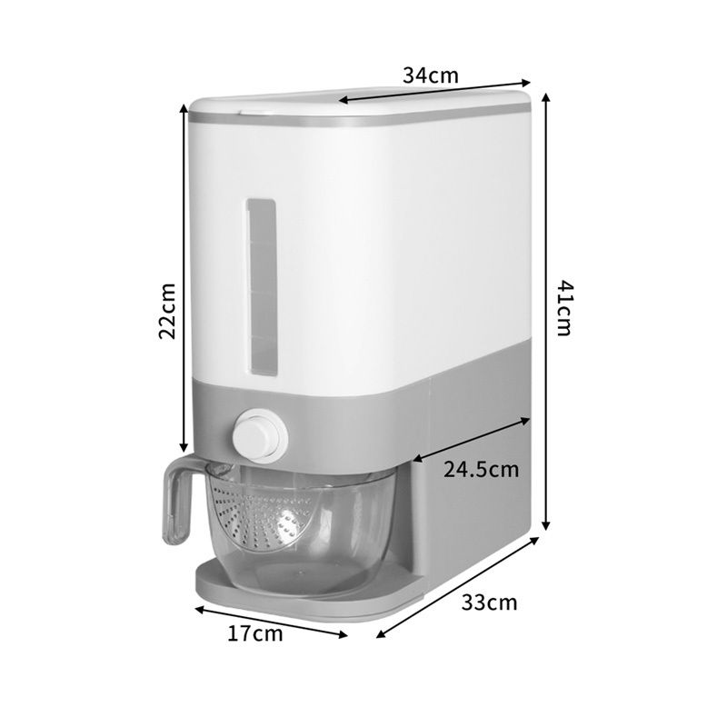 Grey 12L Cereal Dispenser