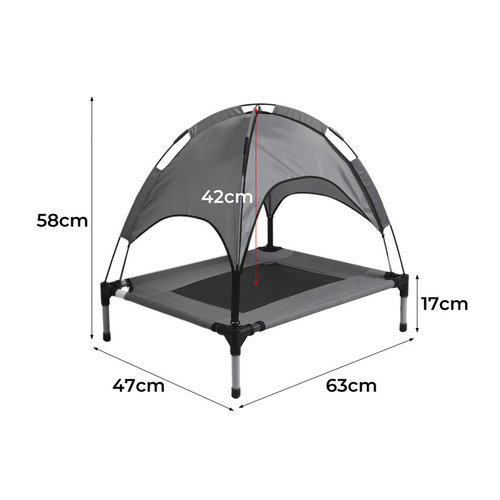 Trampoline Pet Bed with Tent