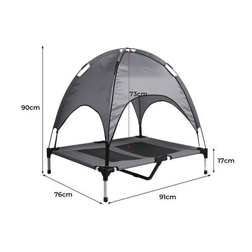 Trampoline Pet Bed with Tent
