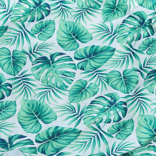 Palm Leaves Round Pet Cooling Mat