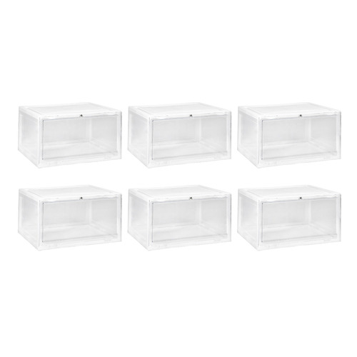 Oakleigh Home Amelie Stackable Shoe Storage Boxes Temple & Webster