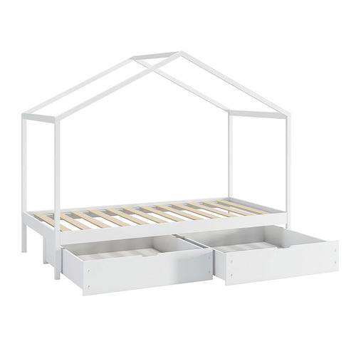 Oakleigh Home Alexie House Bed Frame with Storage Drawers | Temple ...