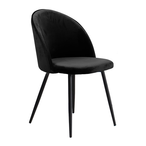 Black Emilie Velvet Dining Chairs