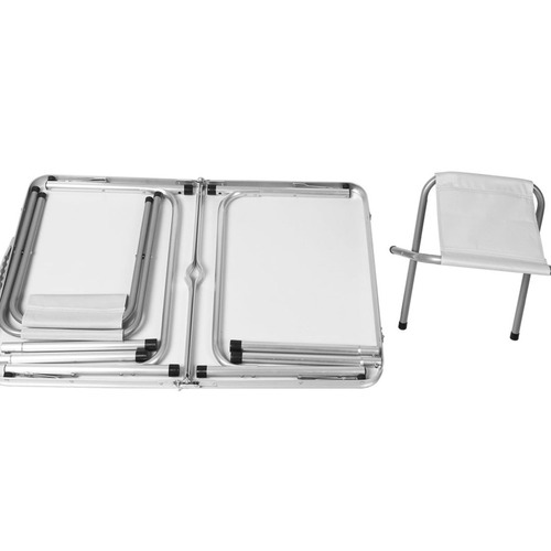 2 Seater Garreth Foldable Table & Stool Set Temple & ster