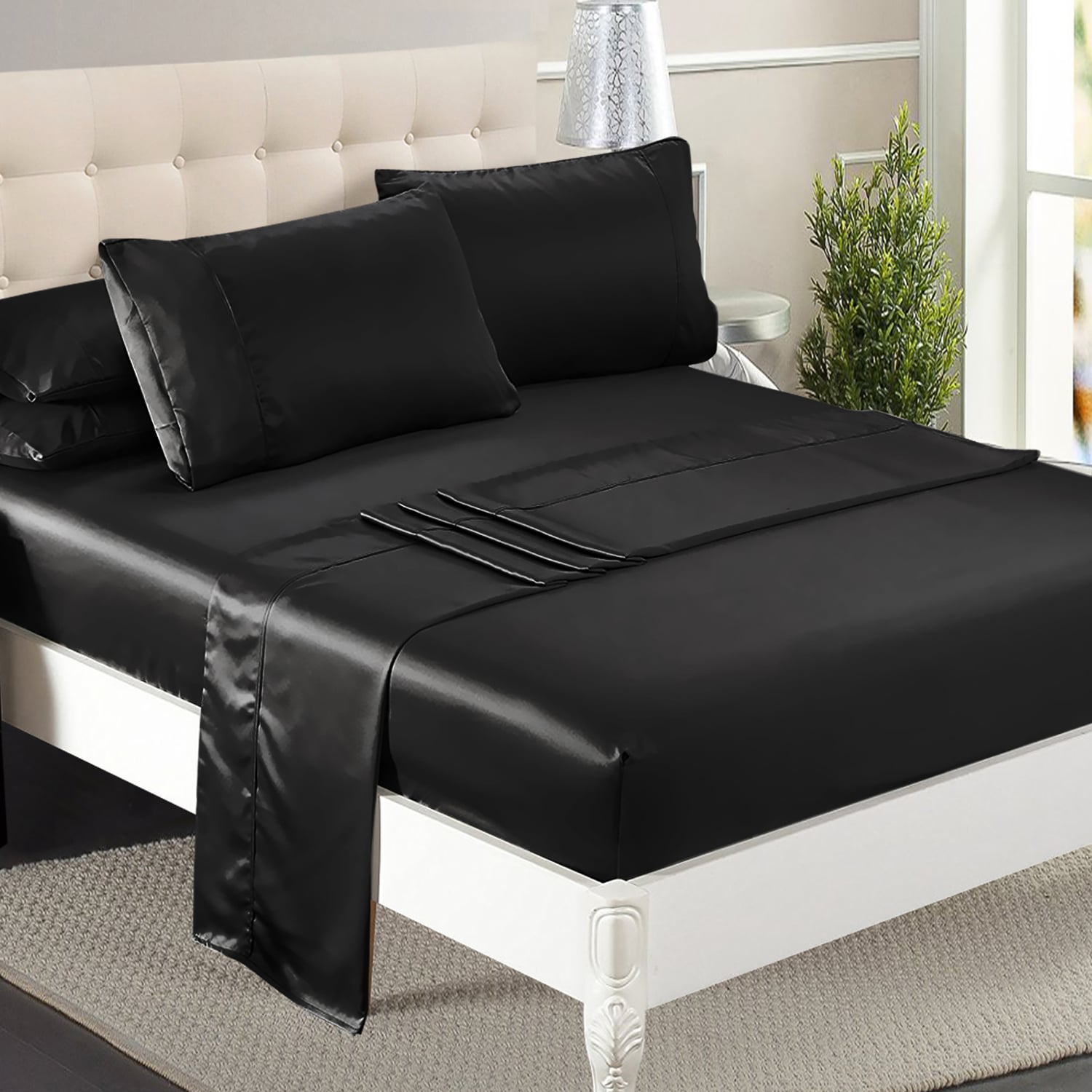 Trance Satin Sheet Set