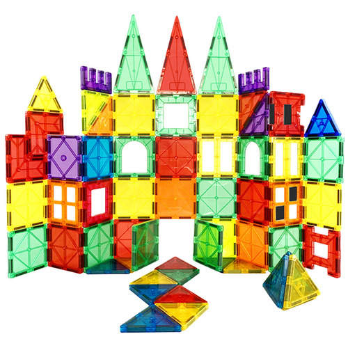 Oakleigh Home Kids' 120 Piece McNeil Magnetic Building Tile Set ...