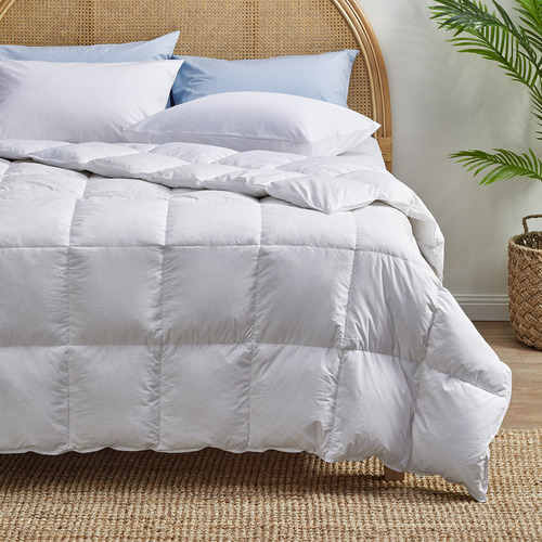 White-Veda-500GSM-Goose-Down-and-Feather-Quilt-DS1007-500G