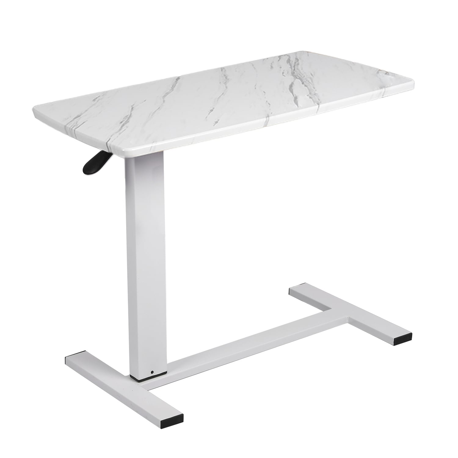 White Lynden Adjustable Desk Table