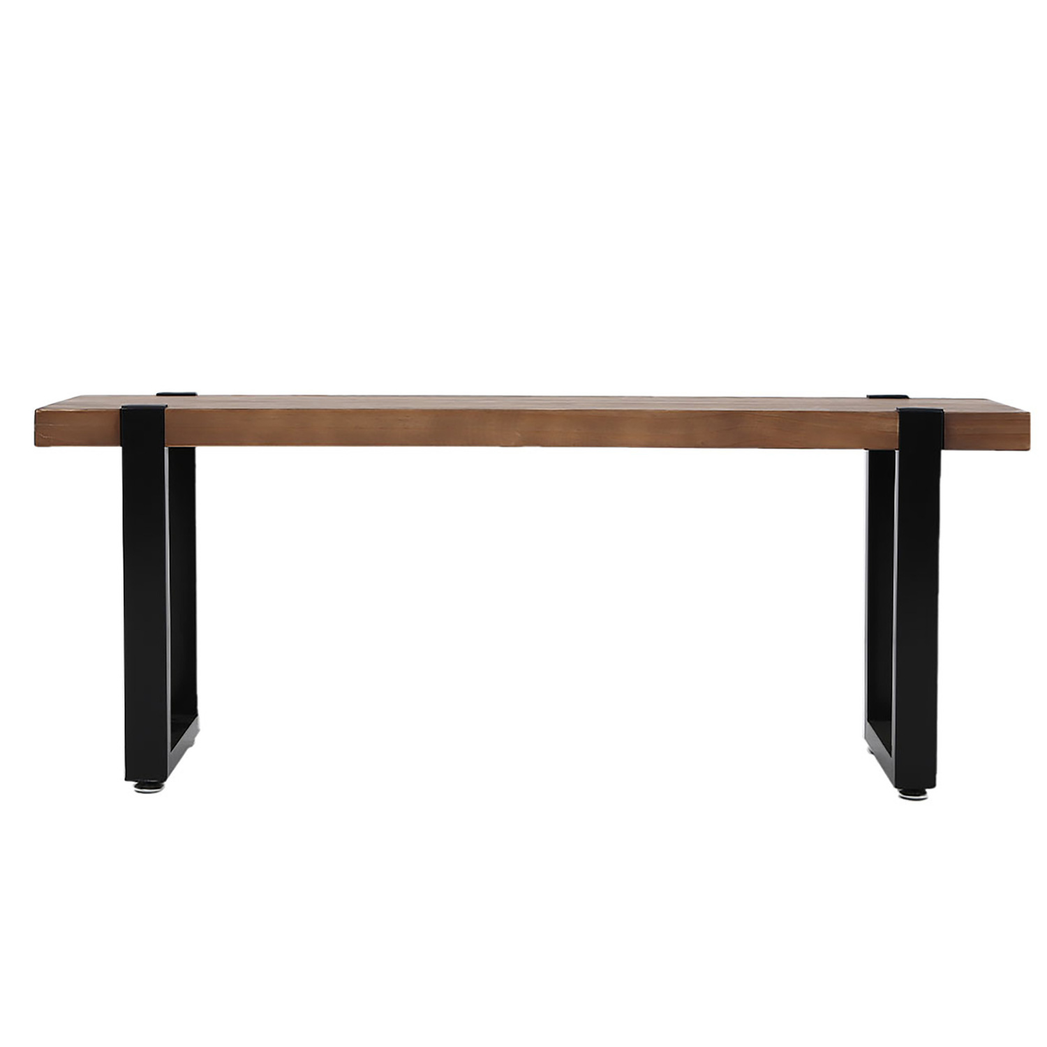 Stamp Pine Wood & Metal Dining Benches