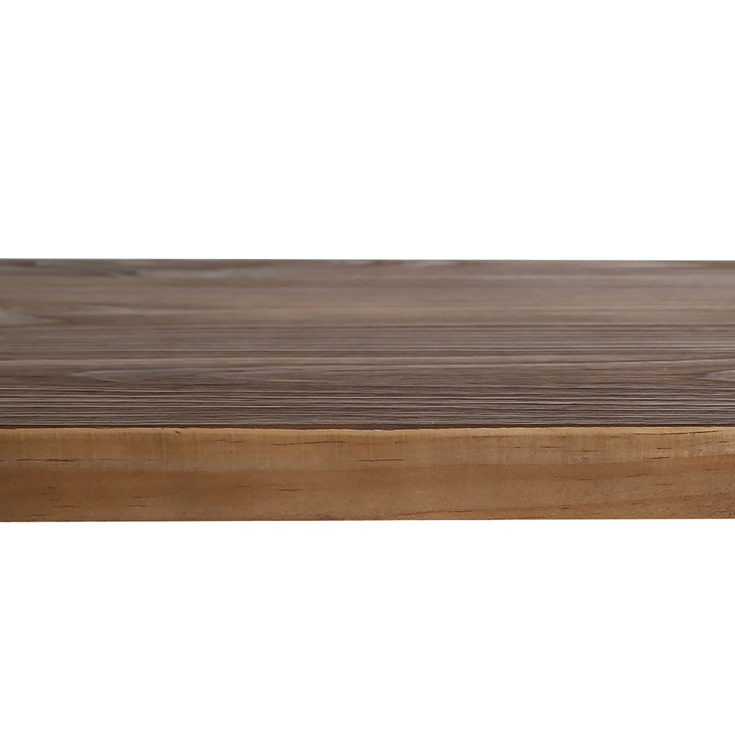 Stamp Pine Wood & Metal Dining Benches