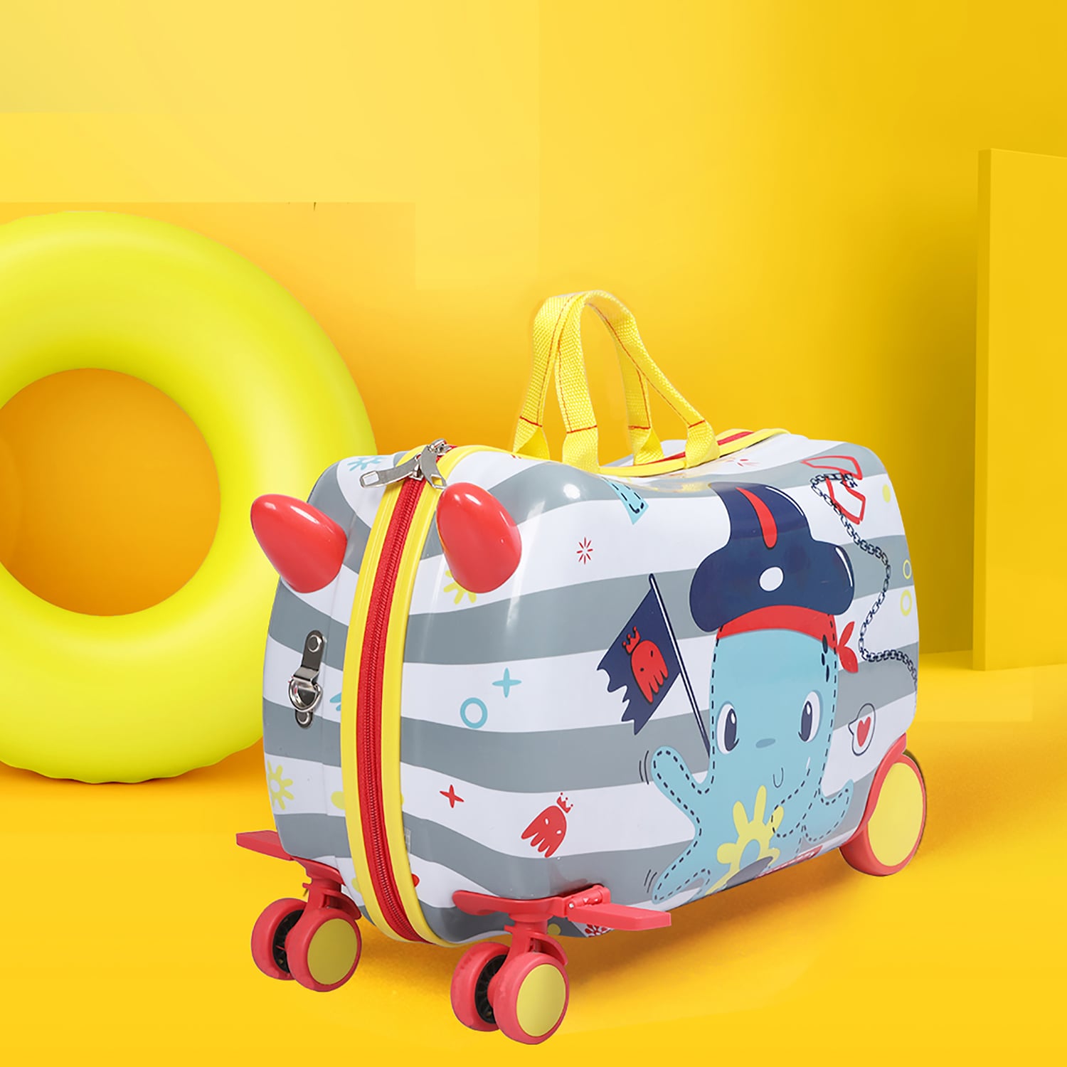 Kids' Octopus Ride On Suitcase
