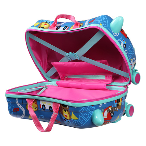 Kids' Car RideOn Suitcase Temple & ster
