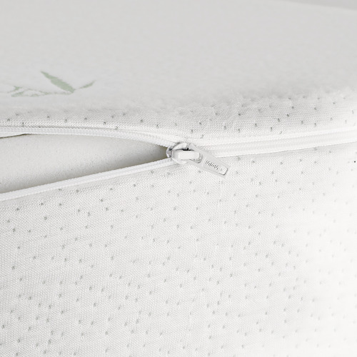 White Cool Gel Memory Foam Wedge Pillow with Cover