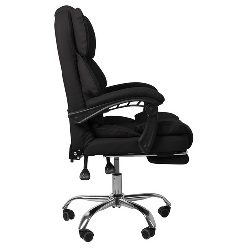 Geraint Upholstered Gaming Office Chair with Footrest