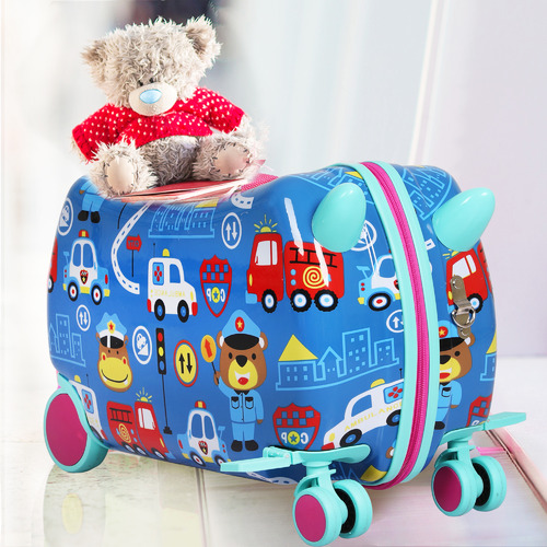Kids' Car RideOn Suitcase Temple & ster