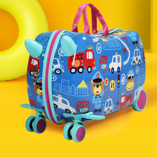 Kids' Car RideOn Suitcase Temple & ster
