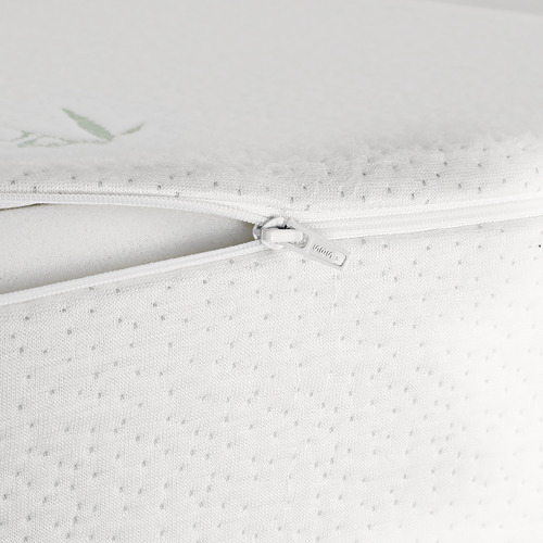 White Cool Gel Memory Foam Wedge Pillow with Cover