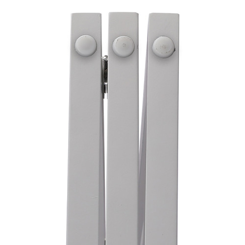White 3 Panel Wooden Foldable Pet Gate