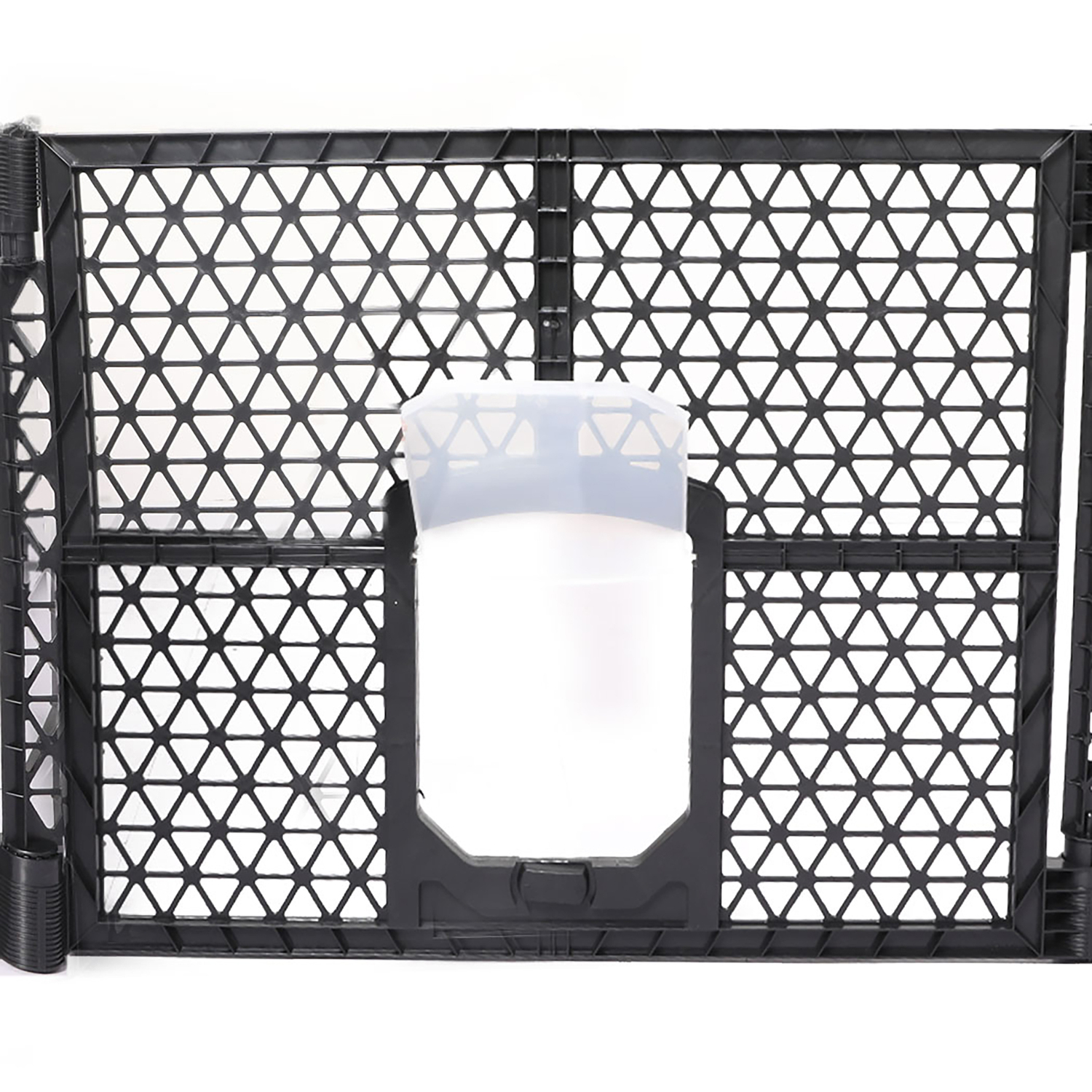 Black 6 Panel Foldable Pet Playpen