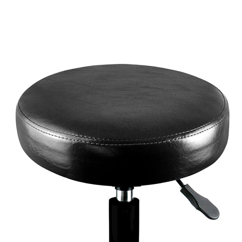 Oakleigh Home Black Dustin Upholstered Adjustable Stool | Temple & Webster