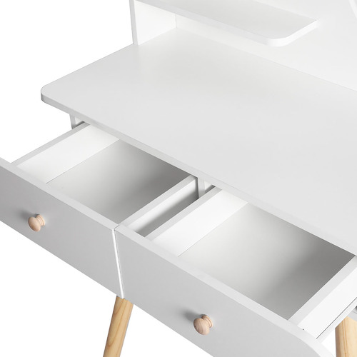 2 Piece Thalia Dressing Table with LED & Stool Set