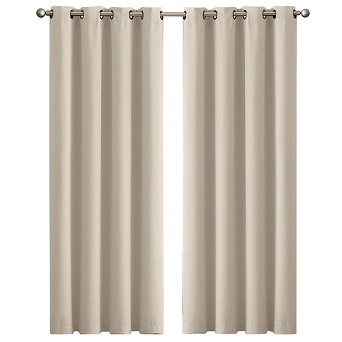 Oakleigh Home Triple Layer Desert Blockout Eyelet Curtains | Temple ...