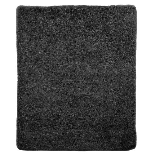 Oakleigh Home Black Maravilla PowerLoomed Shaggy Rug Temple & ster