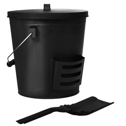 Black Ash Bucket with Shovel