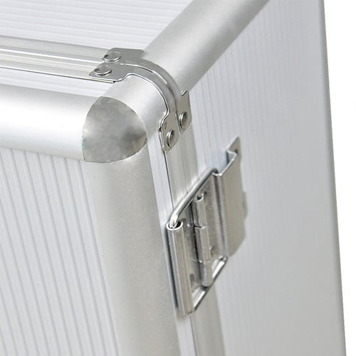 Oakleigh Home Aluminium CD/DVD Storage Case with 250 Free Inserts ...