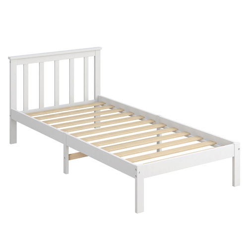 Oakleigh Home Larson Pine Single Wood Bed Frame | Temple & Webster