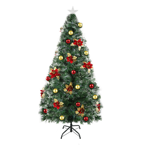 Oakleigh Home Carole Fibre Optic Christmas Tree Temple & ster