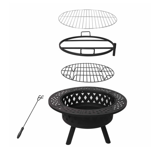 Oakleigh Home Black Steel Fire Pit The Build by Temple & ster