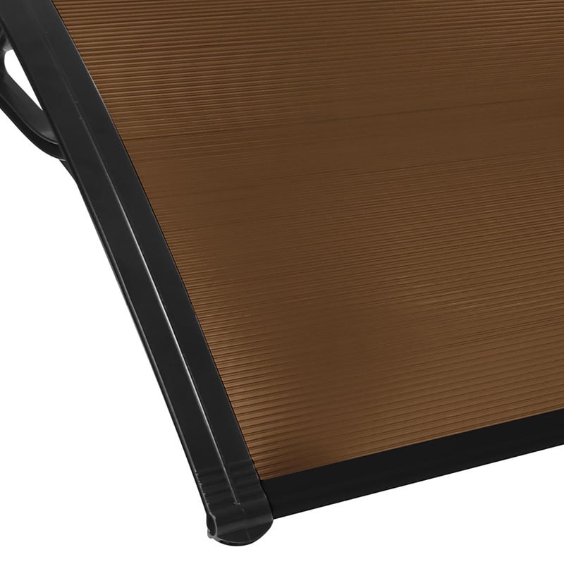 Black Sylvester Aluminium Awning