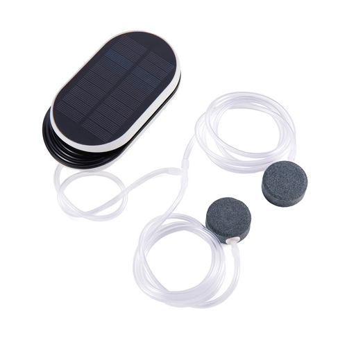 Oakleigh Home Solar Powered Aquarium Air Pump Temple & ster