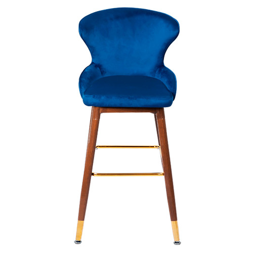 Alsen Velvet Barstools Temple & ster
