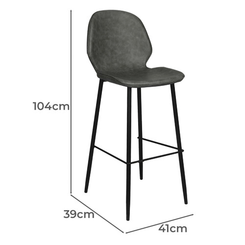 Marcella PU Leather Barstools