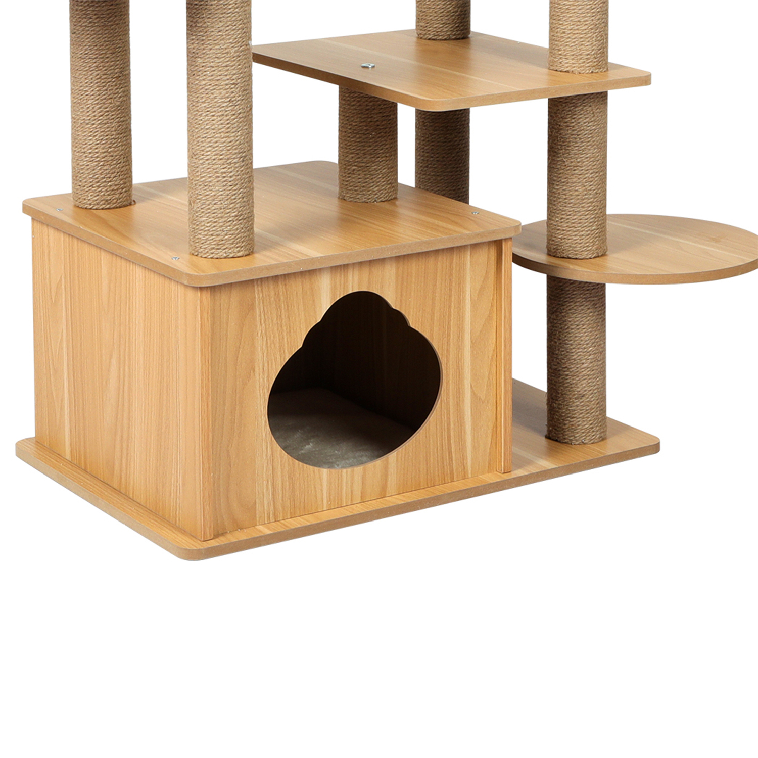 130cm Inky Wooden Cat Tree