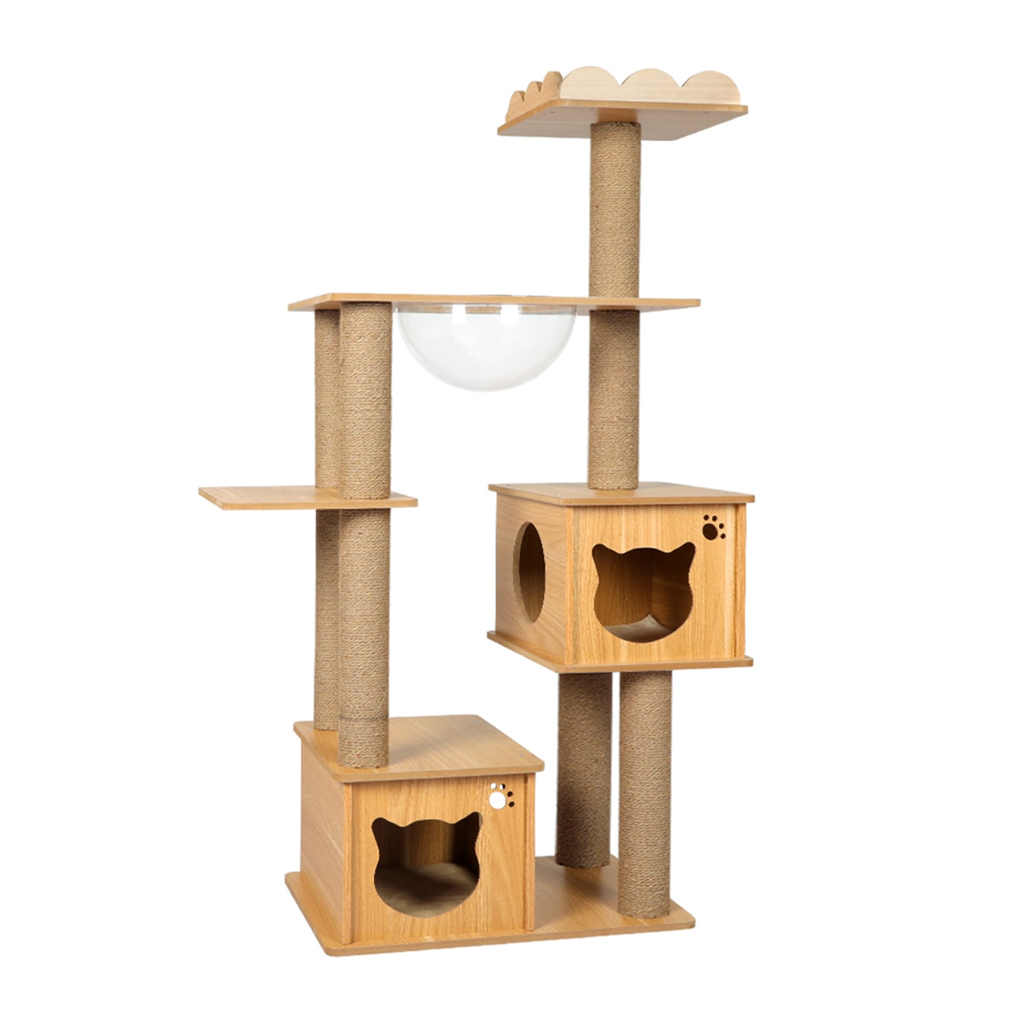138cm Inky Wooden Cat Tree
