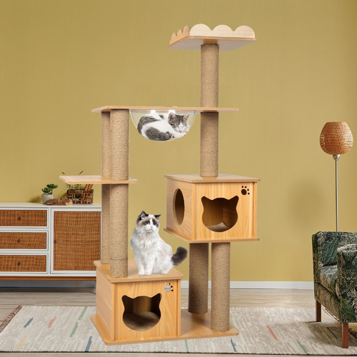 Oakleigh Home 138cm Inky Cat Tree | Temple & Webster