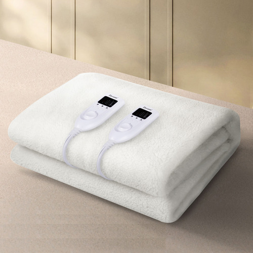 Oakleigh Home Laurent Fleece Top Electric Blanket | Temple & Webster