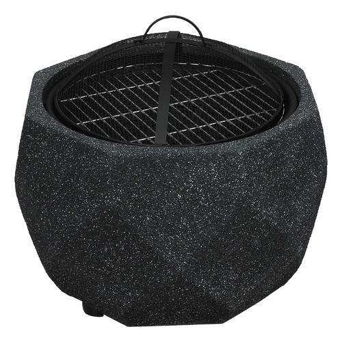 Oakleigh Home Enya Fire Pit with Grill Tray Temple & ster