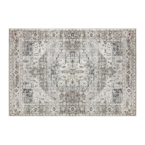 Grey Ostin Power-Loomed Rug