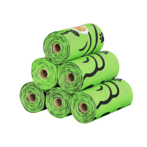 96 Roll Biodegradable Dog Poo Bag Set with Dispenser